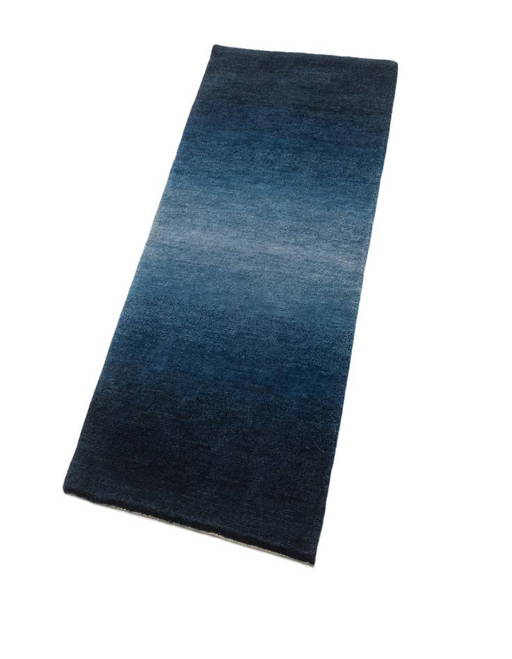 Detail image of  2' 4 x 4' 6  Hand Knotted Gabbeh Wool Runner Rug