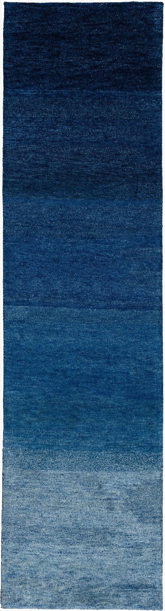  2' 8 x 9' 10  Hand Knotted Gabbeh Wool Runner Rug
