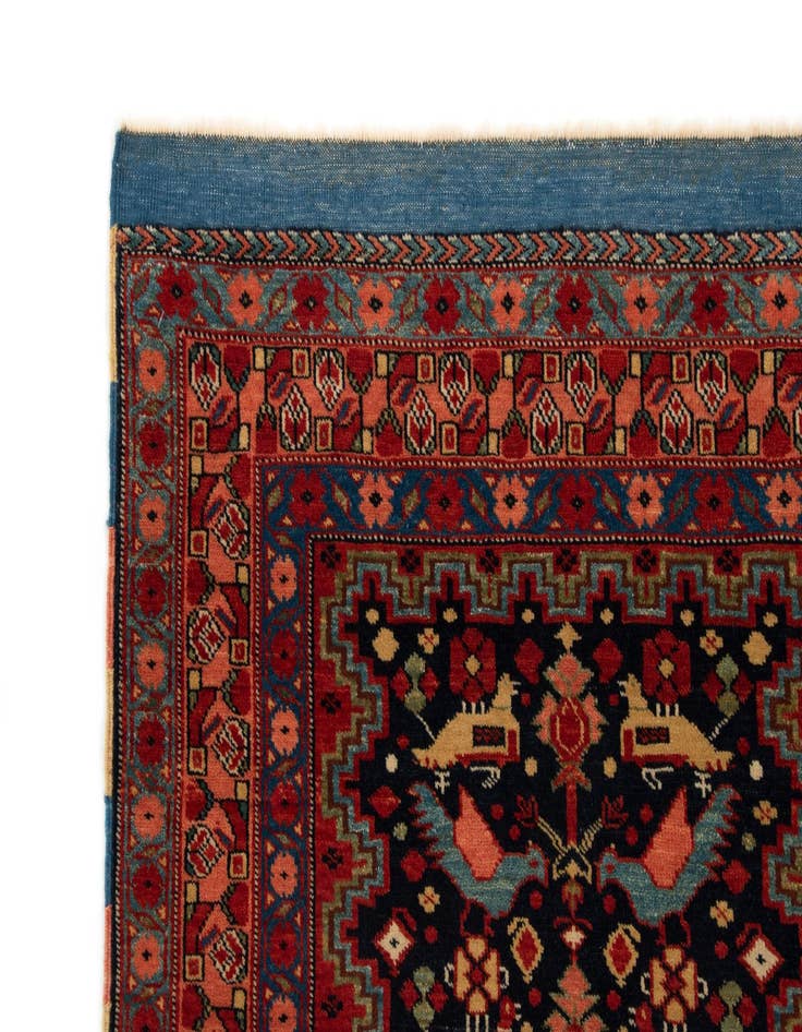 Detail image of 2' 9 x 6' Hand Knotted Ghashghai Persian Runner Rug