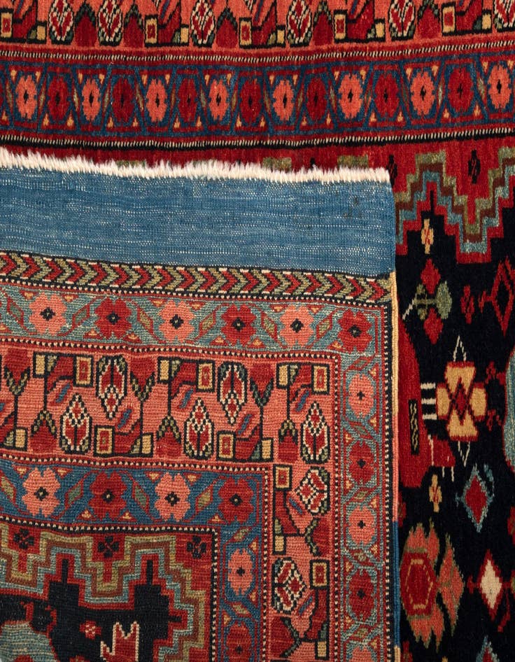Detail image of 2' 9 x 6' Hand Knotted Ghashghai Persian Runner Rug