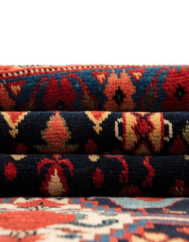 Detail image of 2' 9 x 6' Hand Knotted Ghashghai Persian Runner Rug