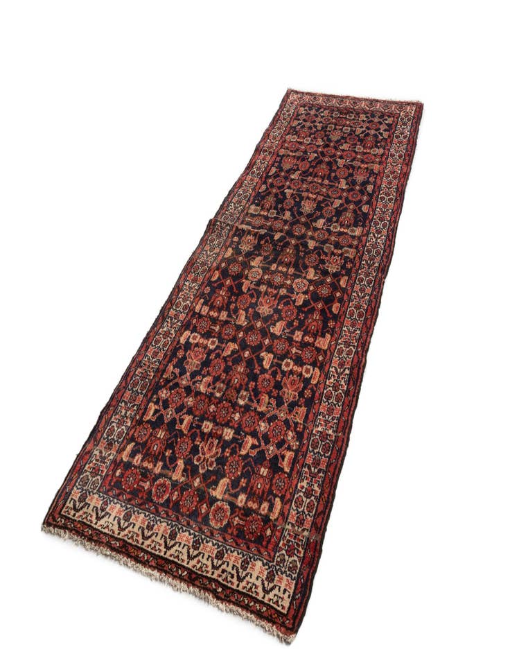 Detail image of  3' 7 x 10' 1 Hamedan Wool Runner Rug