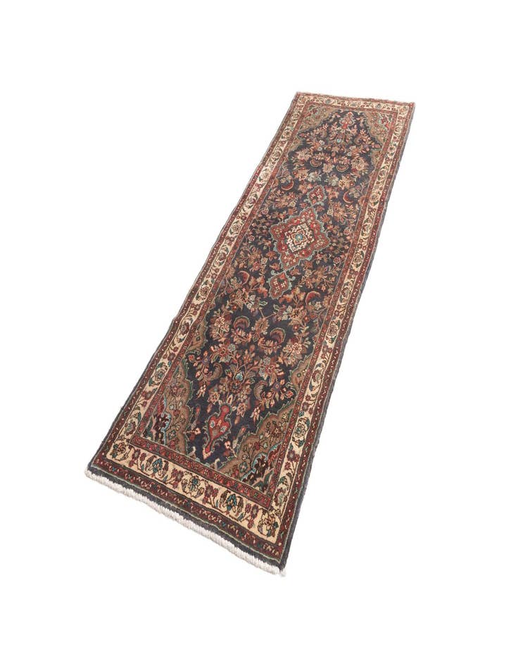 Detail image of  3' 4 x 10' 4 Hamedan Runner Rug