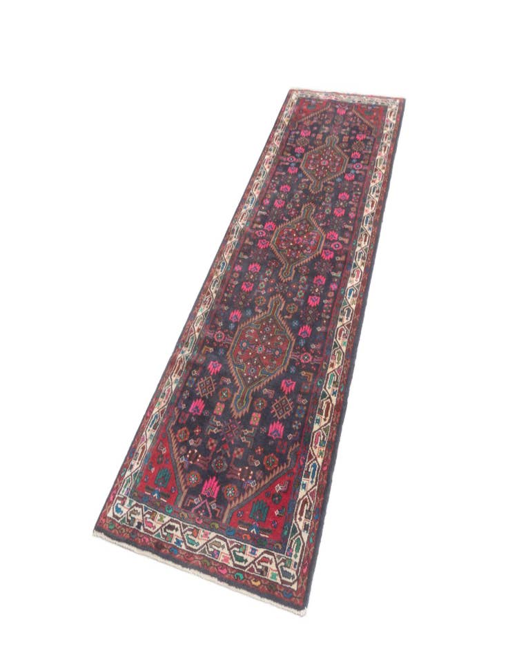 Detail image of  3' 4 x 10' 4 Hamedan Runner Rug