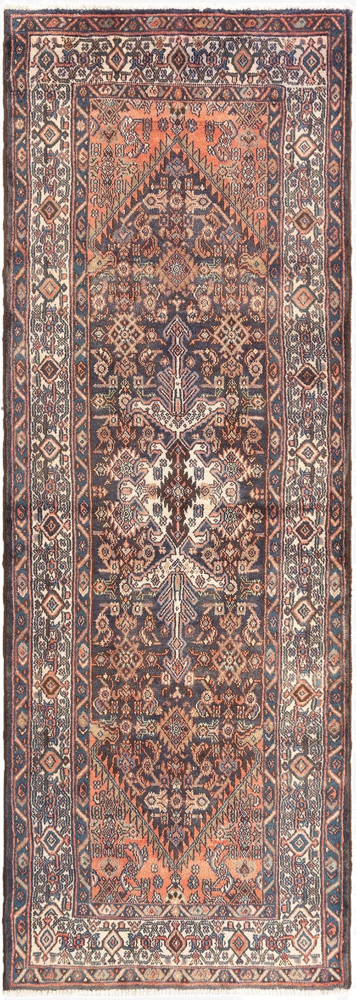  3' 6 x 10' 2 Hamedan Runner Rug