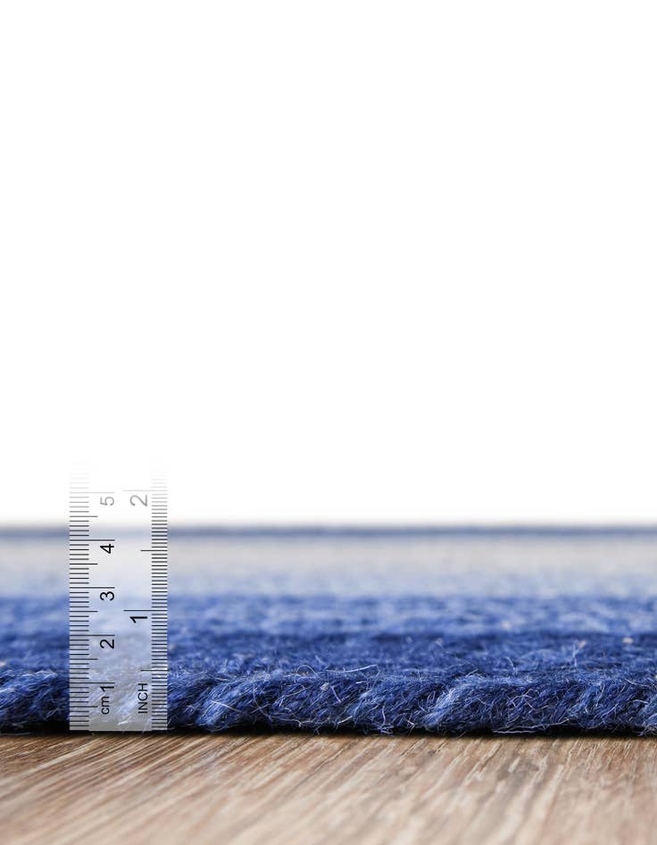 Detail image of  2' x 6' 1  Hand Hand Braided Wool Runner Rug