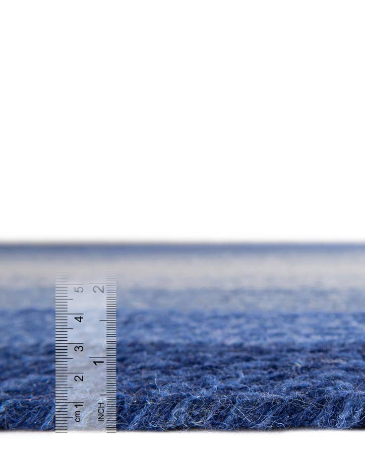 Detail image of  2' x 6' 1  Hand Hand Braided Wool Runner Rug