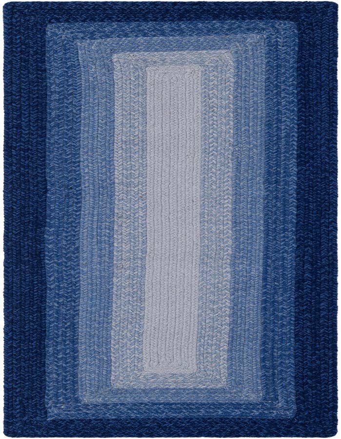 Detail image of  2' x 6' 1  Hand Hand Braided Wool Runner Rug