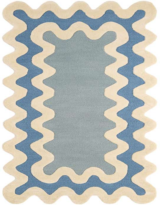 Primary image  2' 7 x 10' Happy Rugs Wiggles Wool Runner