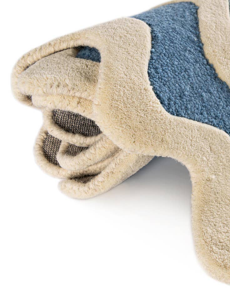 Detail image of  2' 7 x 8' Happy Rugs Wool Runner