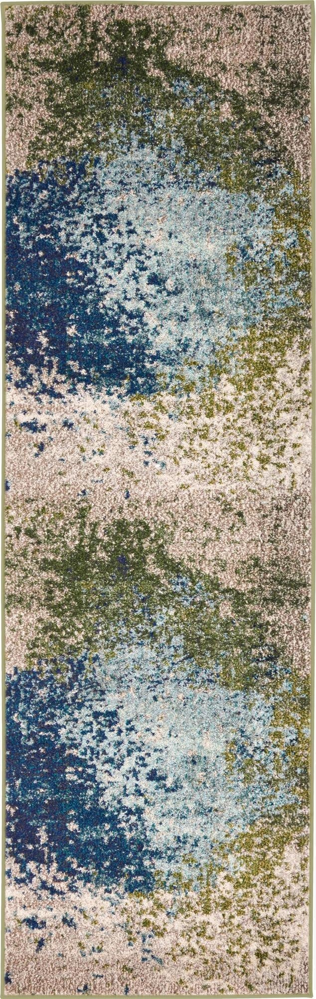  2' 2 x 6' 9  Washable Hyacinth Runner Rug