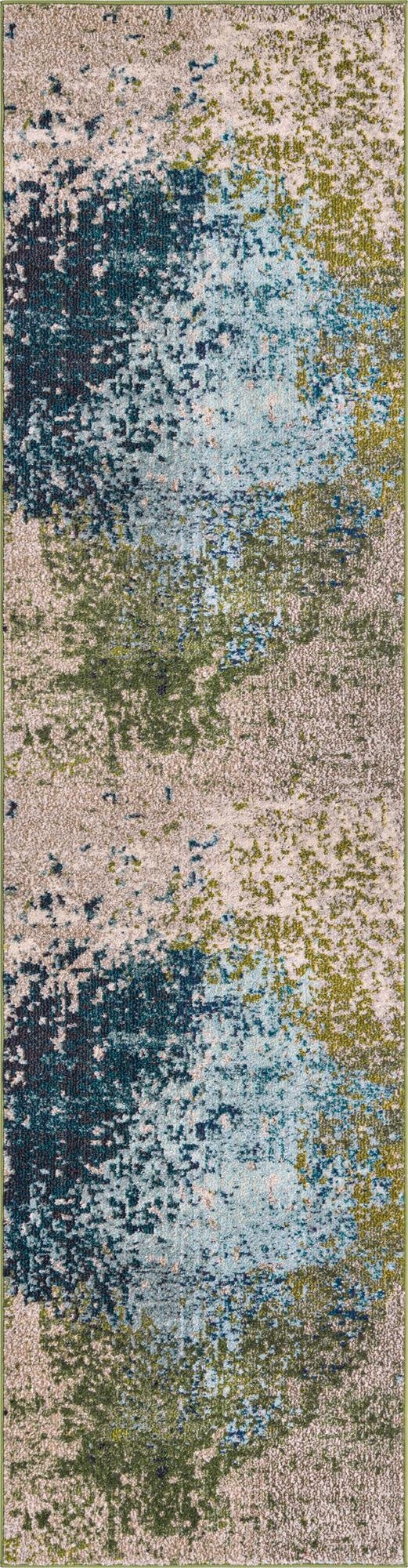  2' 7 x 10'  Washable Hyacinth Runner Rug