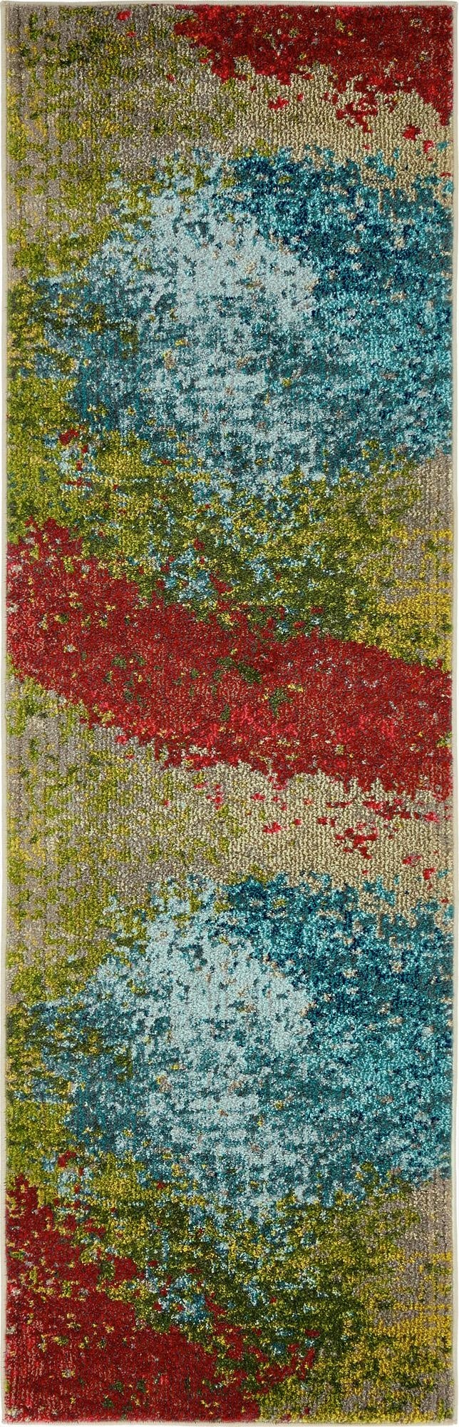  2' 2 x 6' 9  Washable Hyacinth Runner Rug