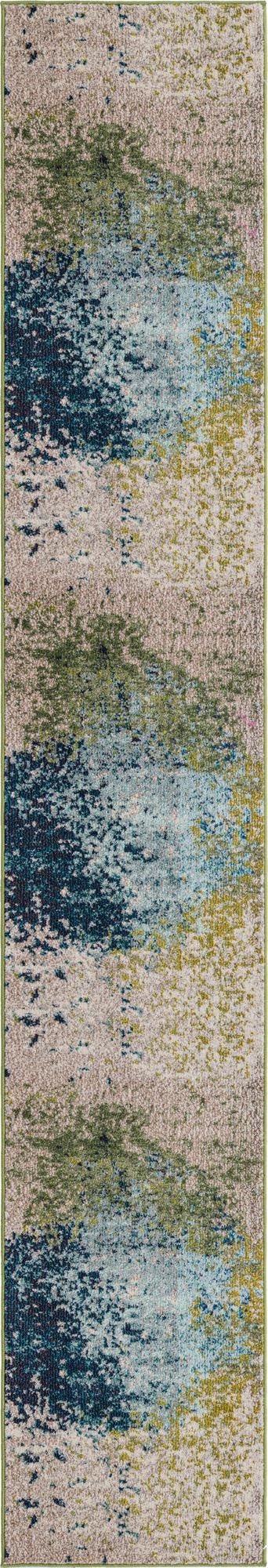  2' 7 x 12'  Washable Hyacinth Runner Rug