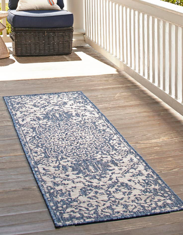 Detail image of  2' x 8'  Washable Jill Zarin Dubai Indoor / Outdoor Runner Rug