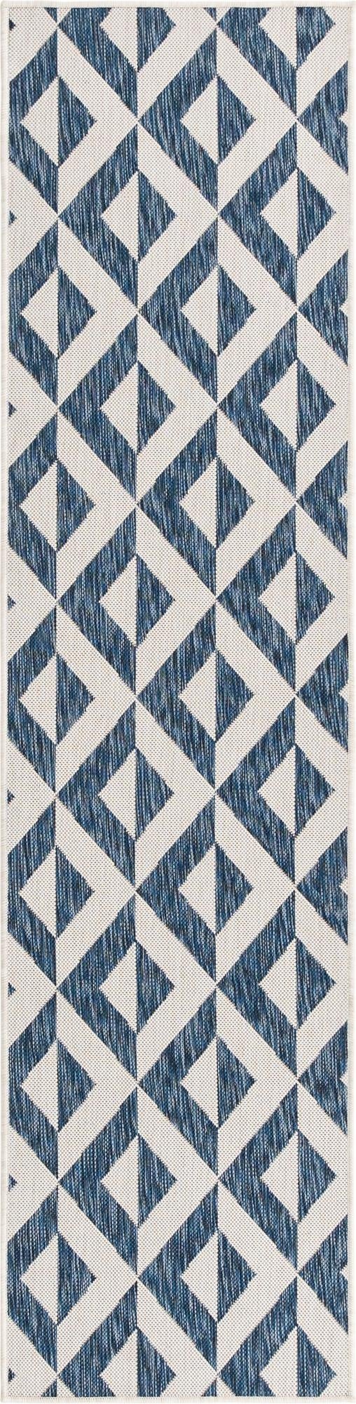  2' x 8'  Washable Jill Zarin Napa Indoor / Outdoor Runner Rug