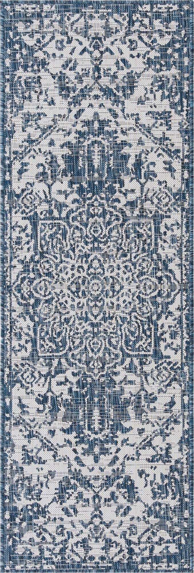  2' x 6'  Washable Jill Zarin Dubai Indoor / Outdoor Runner Rug