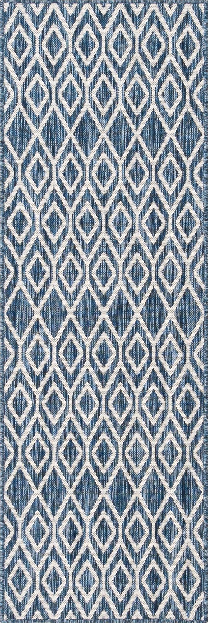  2' x 6'  Washable Jill Zarin Turks and Caicos Indoor / Outdoor Runner Rug
