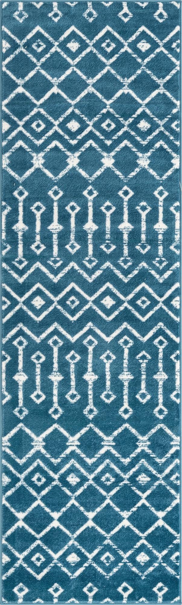  2' 6 x 8' 2 Kasbah Trellis Runner Rug