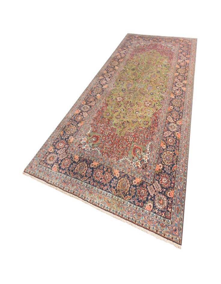 Detail image of  8' 2 x 16' 3 Kashan Runner Rug