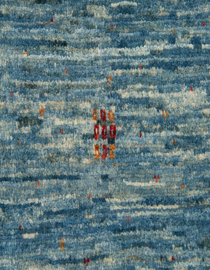 Detail image of  2' 9 x 9' 10  Hand Knotted Kashkuli Gabbeh Persian Wool Runner Rug
