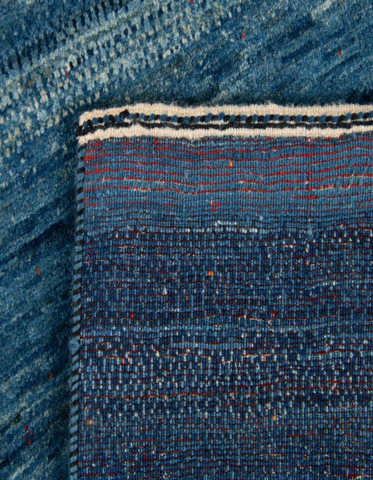 Detail image of  2' 9 x 9' 10  Hand Knotted Kashkuli Gabbeh Persian Wool Runner Rug