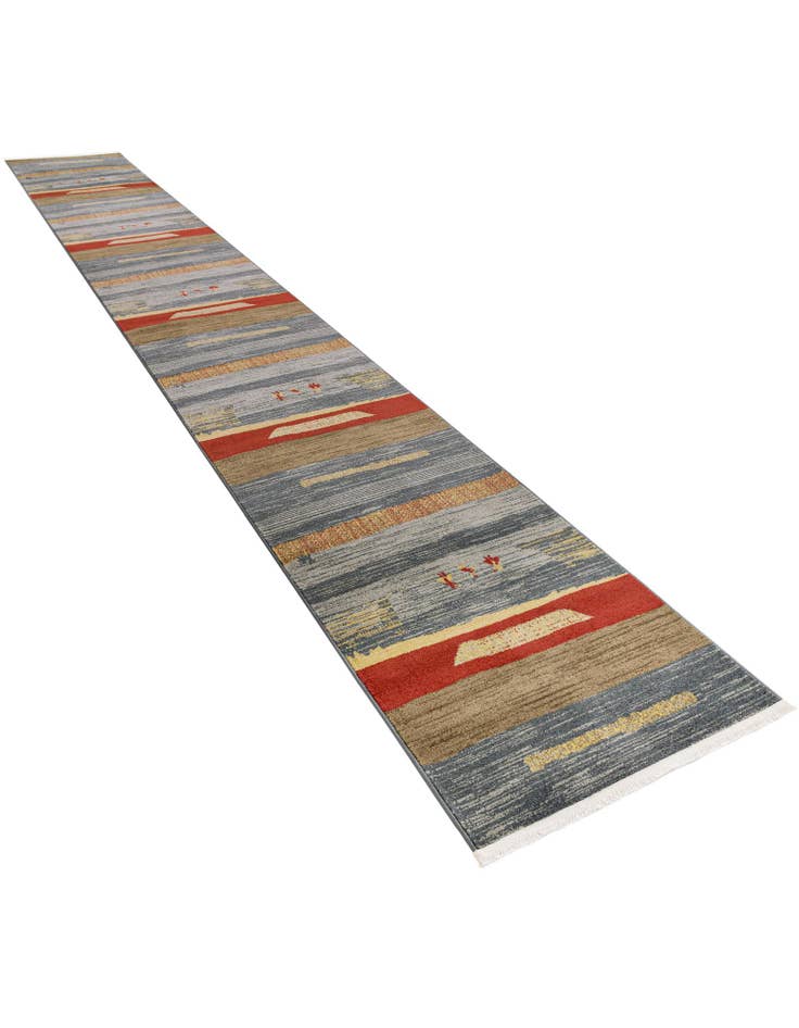 Detail image of  2' 7 x 19' 8 Kashkuli Gabbeh Runner Rug