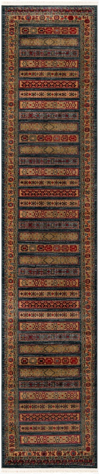  2' 7 x 12' Kashkuli Gabbeh Runner Rug
