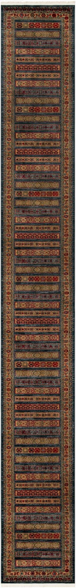  2' 7 x 19' 8 Kashkuli Gabbeh Runner Rug