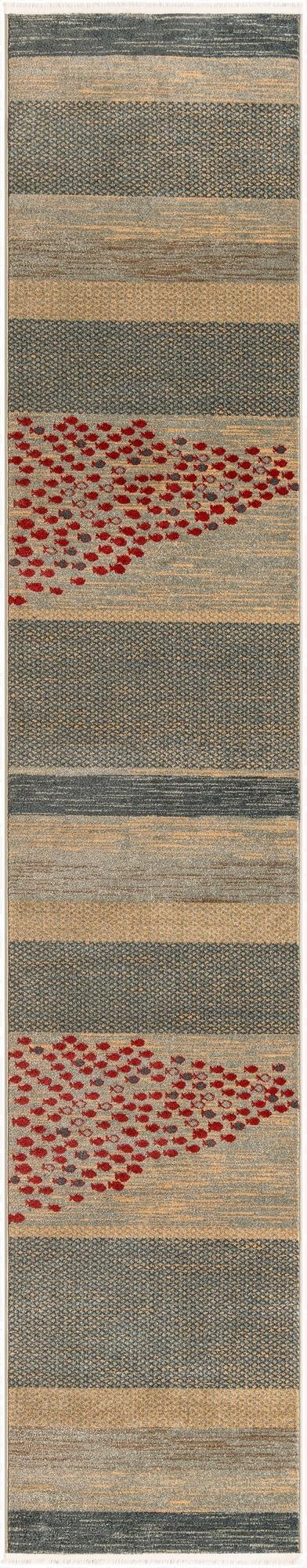  2' 7 x 12' Kashkuli Gabbeh Runner Rug