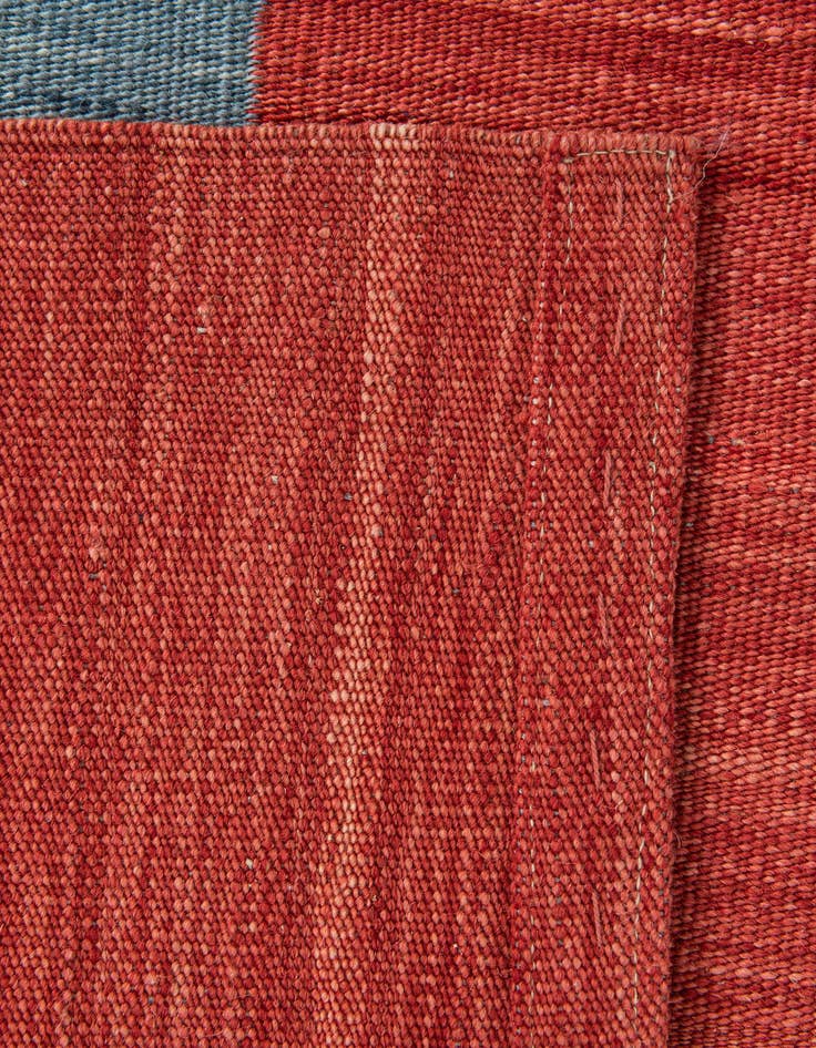 Detail image of  2' 9 x 12' 5  Hand Woven Kilim Modern Wool Runner Rug