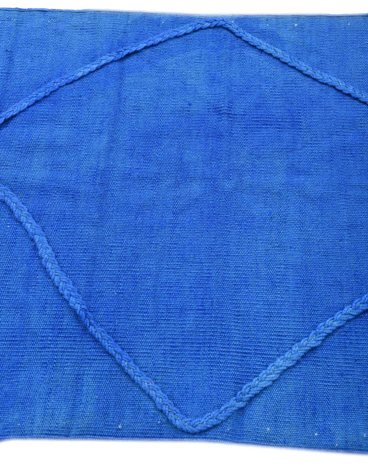 Detail image of  4' 2 x 9' 10  Hand Woven Kilim Modern Wool Runner Rug