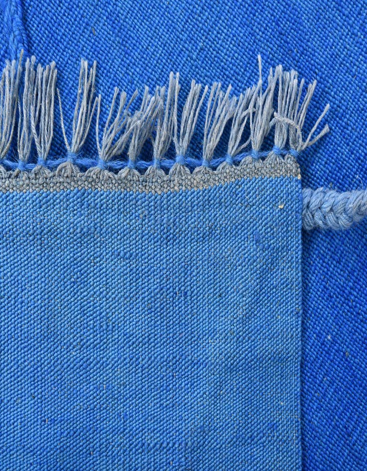 Detail image of  4' 2 x 9' 10  Hand Woven Kilim Modern Wool Runner Rug