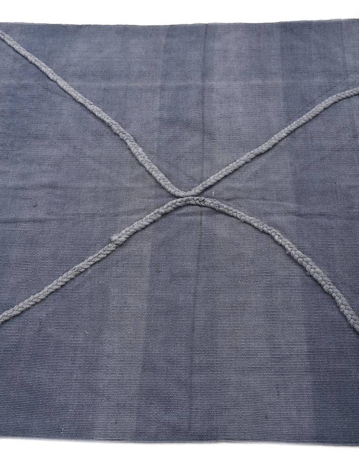 Detail image of  3' 7 x 11' 1  Hand Woven Kilim Modern Wool Runner Rug