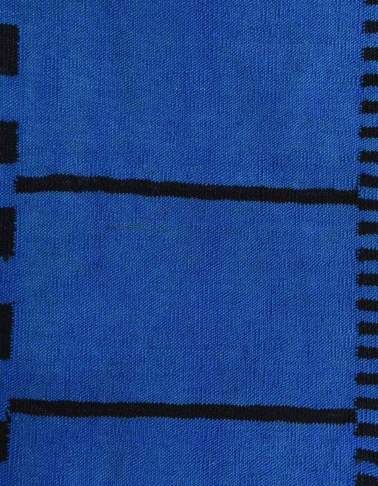 Detail image of  2' 9 x 7' 8  Hand Woven Kilim Modern Wool Runner Rug