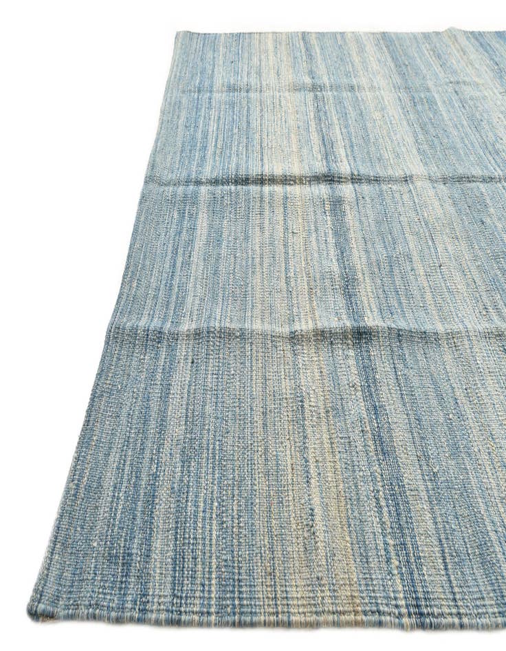 Detail image of  4' 8 x 10' 9  Hand Woven Kilim Modern Wool Runner Rug
