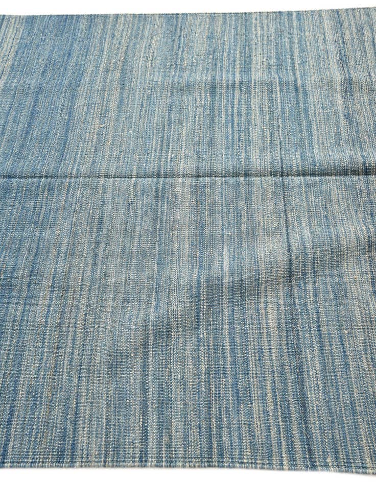 Detail image of  4' 8 x 10' 9  Hand Woven Kilim Modern Wool Runner Rug