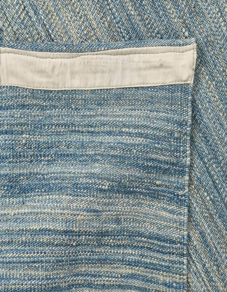 Detail image of  4' 8 x 10' 9  Hand Woven Kilim Modern Wool Runner Rug