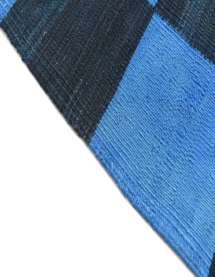 Detail image of  2' 6 x 11' 5  Hand Woven Kilim Modern Wool Runner Rug