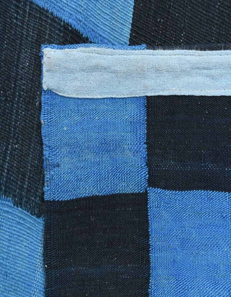 Detail image of  2' 6 x 11' 5  Hand Woven Kilim Modern Wool Runner Rug