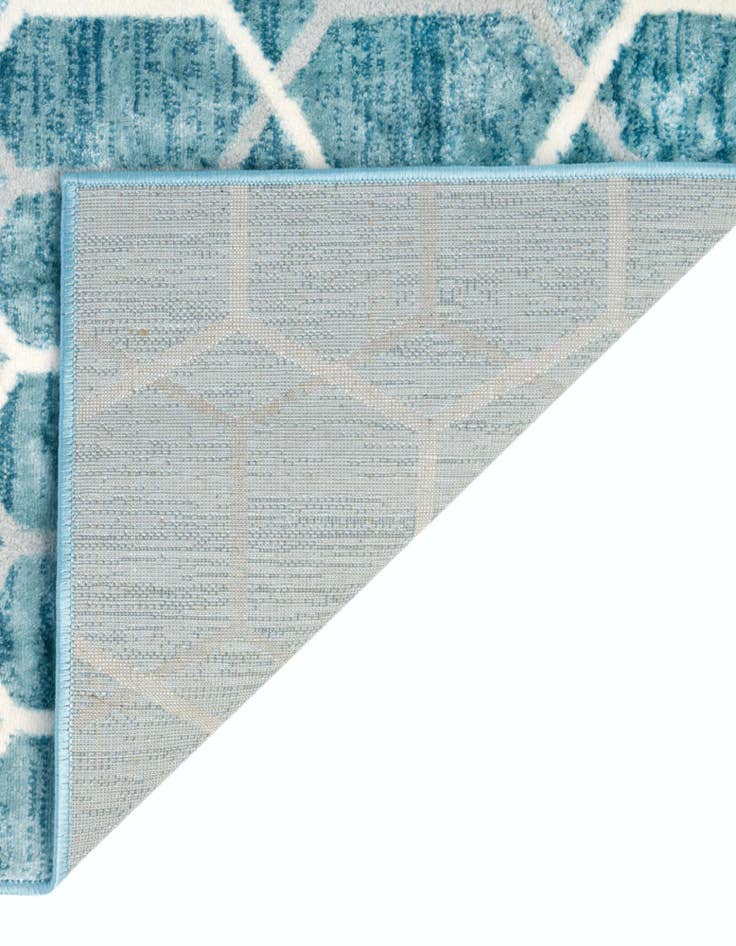 Detail image of  3' x 10' Lattice Trellis Runner Rug