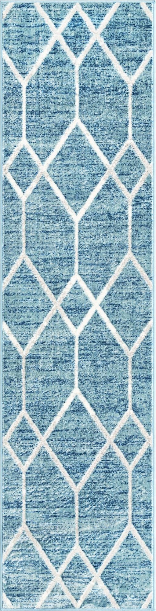  2' x 8' Lattice Trellis Runner Rug