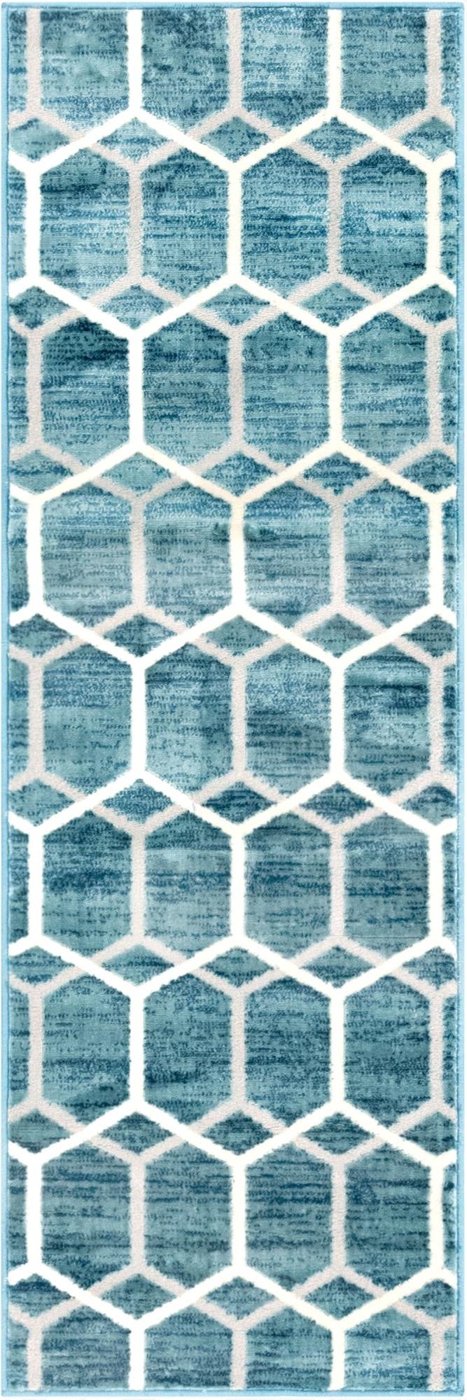  2' x 6' Lattice Trellis Runner Rug