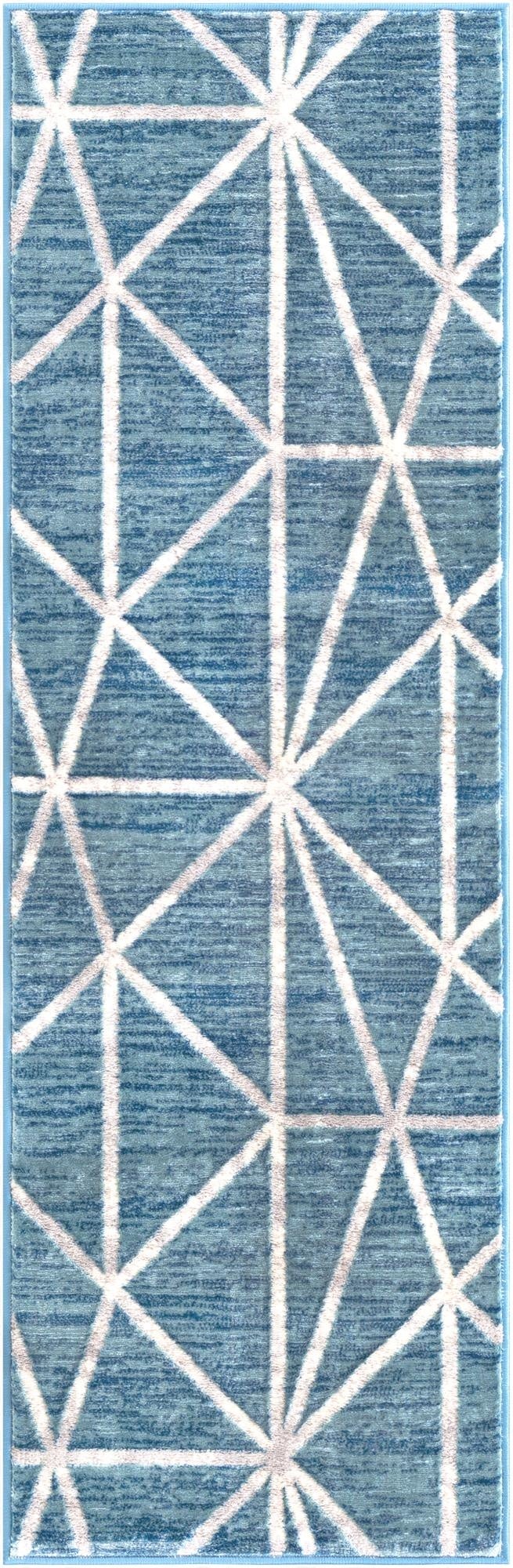  2' x 6' Lattice Trellis Runner Rug