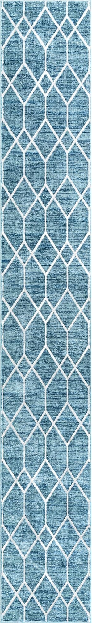  3' x 19' 8 Lattice Trellis Runner Rug