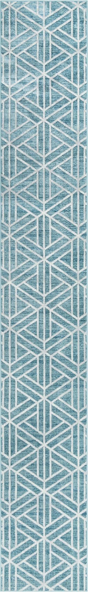  3' x 19' 8 Lattice Trellis Runner Rug