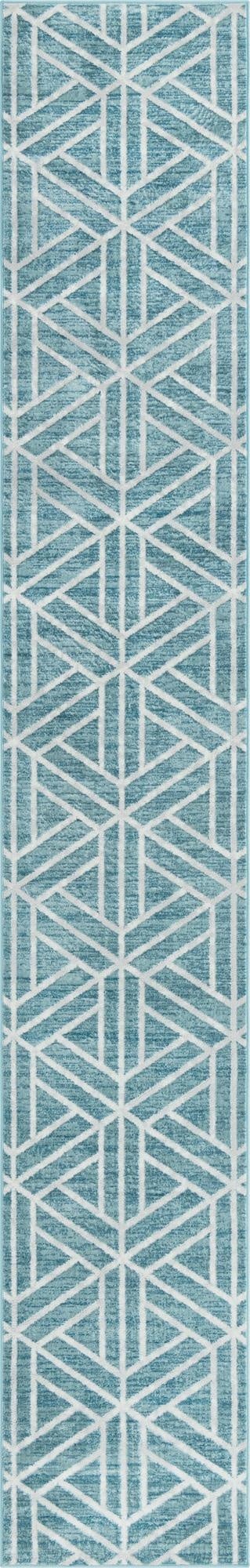  2' 7 x 16' 5 Lattice Trellis Runner Rug