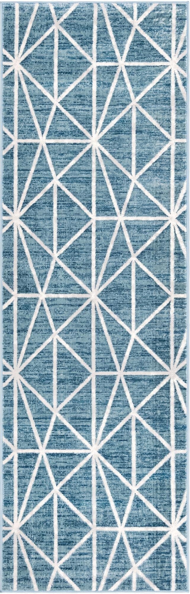  3' x 10' Lattice Trellis Runner Rug