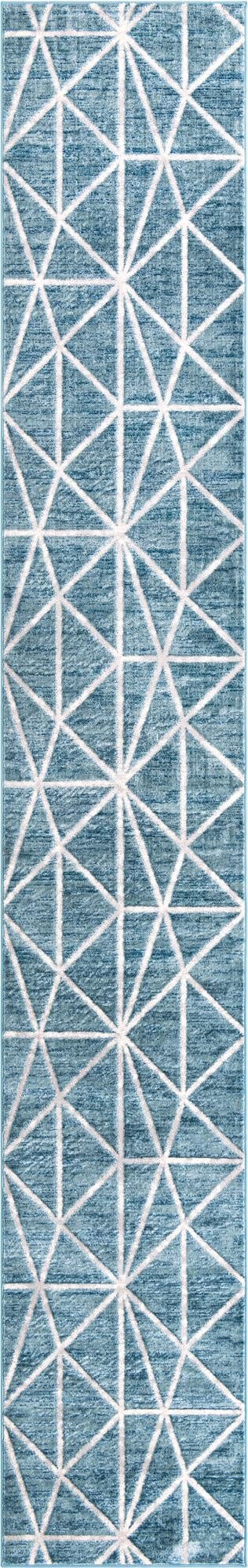  2' 7 x 16' 5 Lattice Trellis Runner Rug