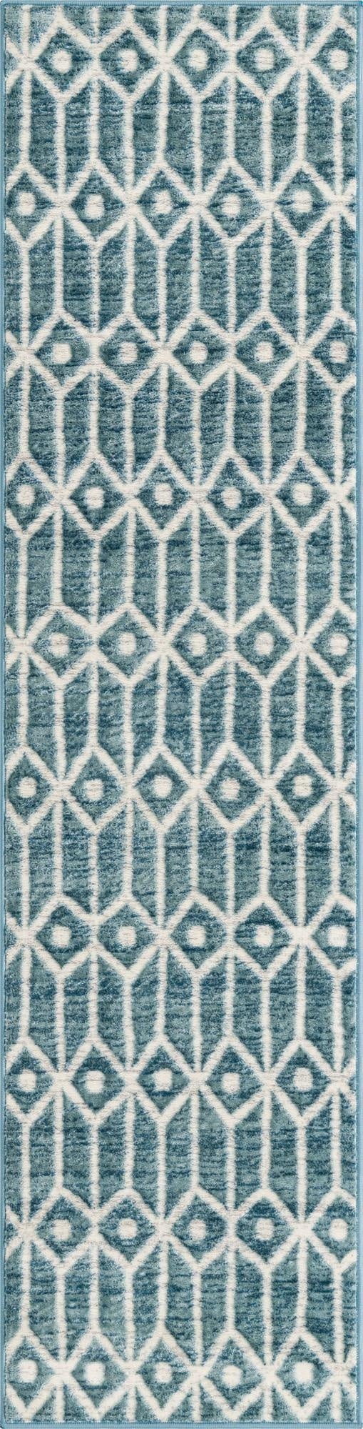  2' x 8' Lattice Trellis Runner Rug